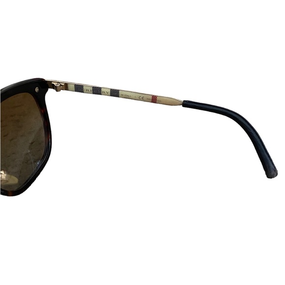 BURBERRY *RARE* Tortoiseshell Brown and Gold Sunglasses - Picture 3 of 12